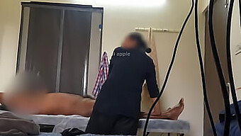 Spa Massage Turns Into Steamy Kissing Session Caught On Camera