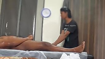 Hidden Camera Captures A Happy Ending Massage With A Cute Spa Attendant.